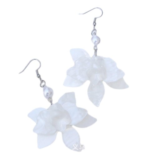 Acrylic earrings bohemian - -,