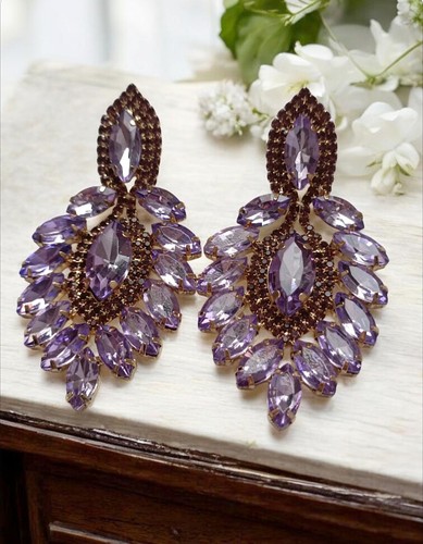 Ohrringe ornament acryl - ,