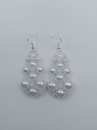 Ohrringe lang mit haken - 6,
