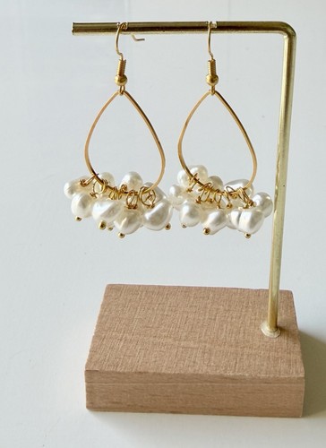 Handmade earrings elegant - -,