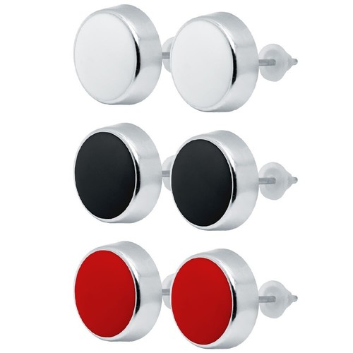 Paar runde ohrstecker - paar,