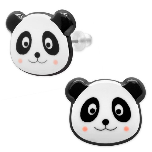 Paar süße panda ohrstecker - 1,