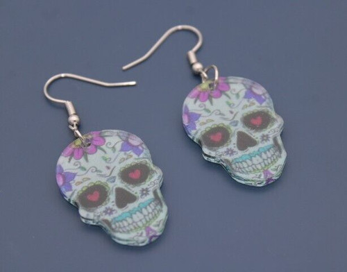 Ohrringe totenkopf schädel - ohrringe,