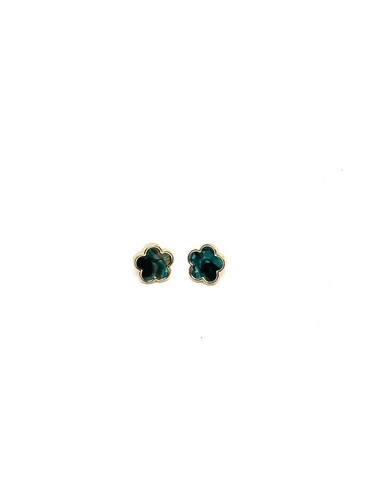 Acryl blumen ohrringe - acryl,
