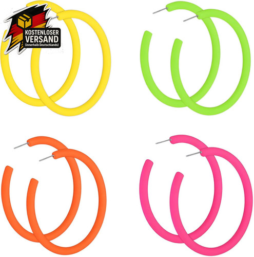 Neon acryl ohrringe - ohrringe, damen
