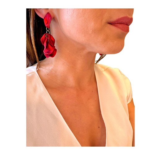 Xxl earrings women red - xxl,