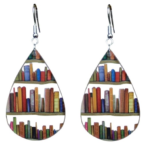 Acrylic bookcase dangle - acrylic,